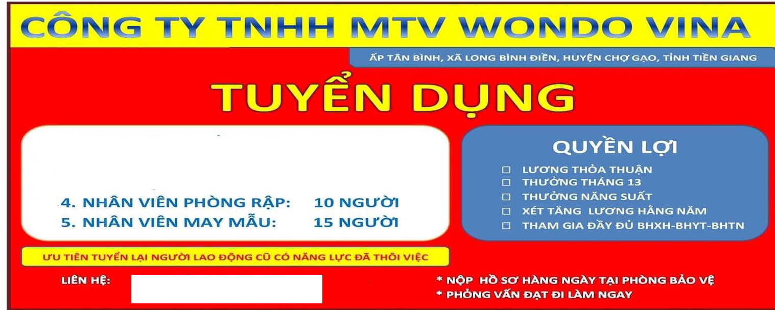 Nhân viên kỹ thuật chuyền may